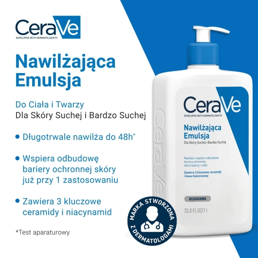 CERAVE Nawilżająca Emulsja, 1 l