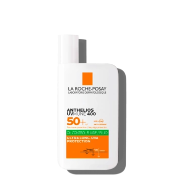 La Roche-Posay Anthelios UVmune 400 Oil Control Fluid SPF50+ Ultralekki filtr do skóry tłustej i mieszanej, 50 ml