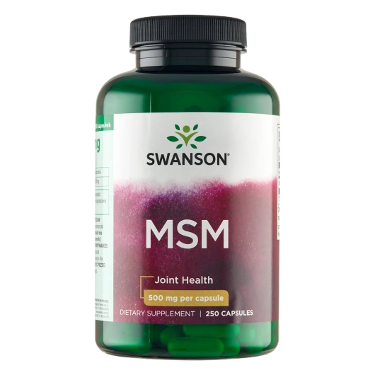 Swanson MSM 500 mg, 250 kapsułek
