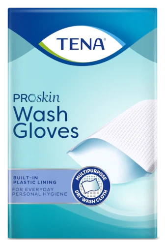 TENA WASH GLOVE Rękawice do mycia ciała, 175 sztuk
