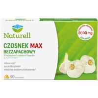 NATURELL CZOSNEK MAX BEZZAPACHOWY, 90 kapsułek