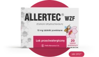 Allertec WZF 10 mg, 20 tabletek powlekanych