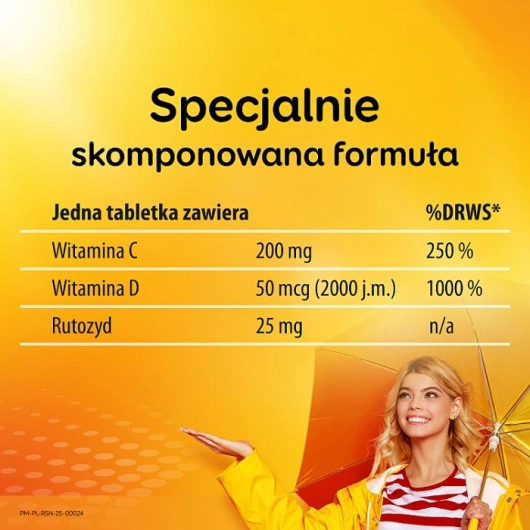 Rutinoscorbin Max D3 2000 j.m., 60 tabletek
