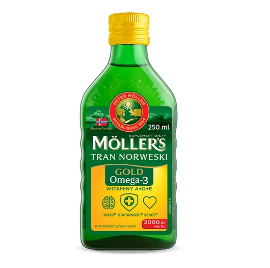 Moller's Gold Tran Norweski płyn 250 ml