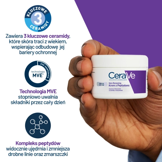 CeraVe Skin Renewing Krem z peptydami, 48 g