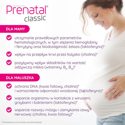 PRENATAL Classic, 90 kapsułek twardych