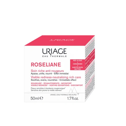 Uriage Roséliane Krem Riche do cery naczynkowej, 50 ml
