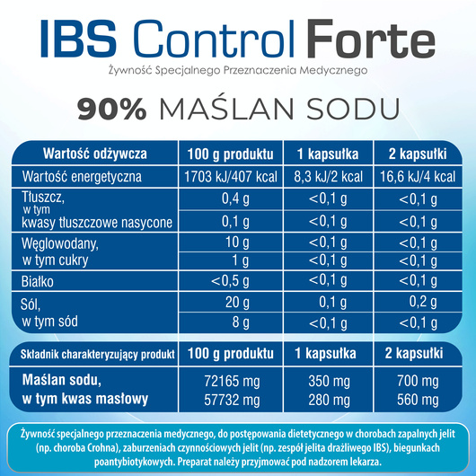 IBS Control FORTE, 60 kapsułek