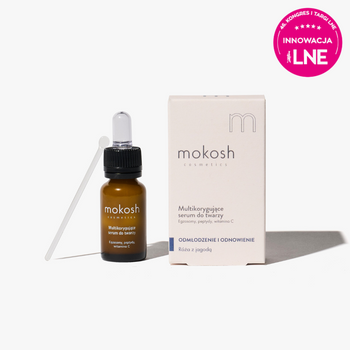 MOKOSH Multikorygujące serum do twarzy Egzosomy, peptydy, witamina C, 12ml