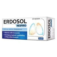Erdosol Respiro 225 mg, 20 tabletek
