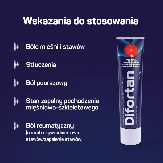 DIFORTAN 100 mg/g żel 50 g