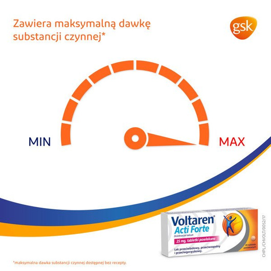 VOLTAREN ACTI FORTE x 20 tabletek powlekanych