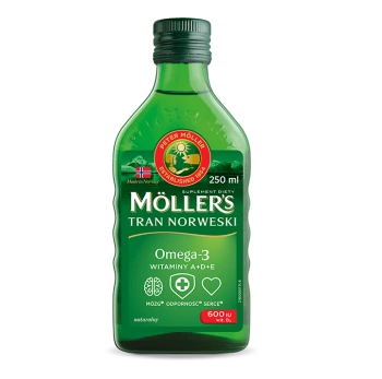 MOLLER'S TRAN NORWESKI naturalny, 250 ml