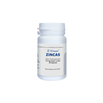 Zincas x 50 tabletek