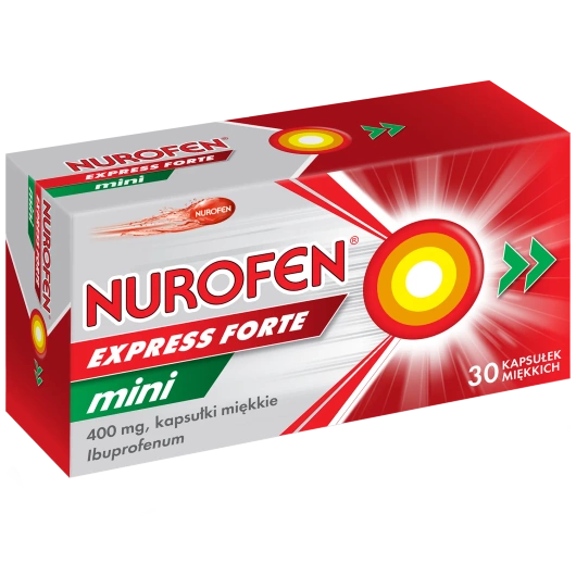 Nurofen Express Forte Mini 400 mg, 30 mini kapsułek
