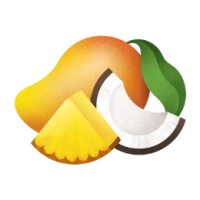 Ananas-Kokos-Mango
