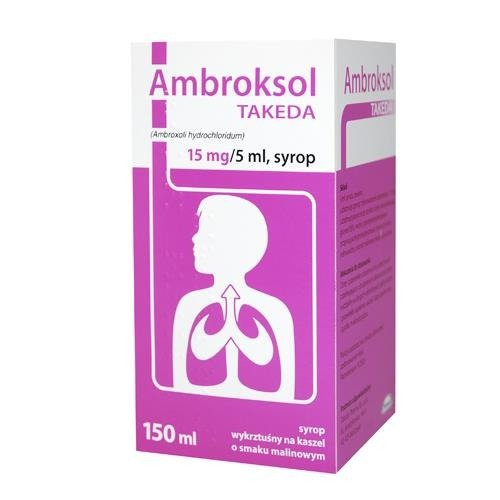 AMBROKSOL TAKEDA 15 mg/5 ml syrop 150 ml