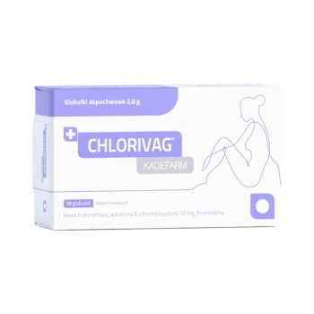 Chlorivag Kadefarm globulki dopochwowe, 10 sztuk
