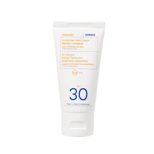 Korres Yoghurt Krem ochronny do twarzy SPF30, 50 ml
