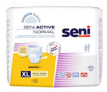 SENI ACTIVE Normal XL Pielucho-majtki, 10 sztuk