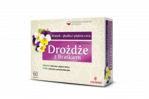 DROŻDŻE Z BRATKIEM x 60 tabletek powlekanych