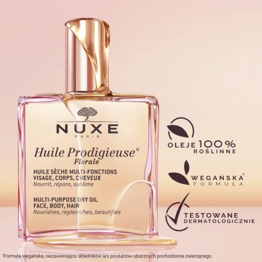Nuxe Huile Prodigieuse® Florale Zestaw Suchy olejek 100 ml, Żel pod prysznic 100 ml, Szampon 30 ml