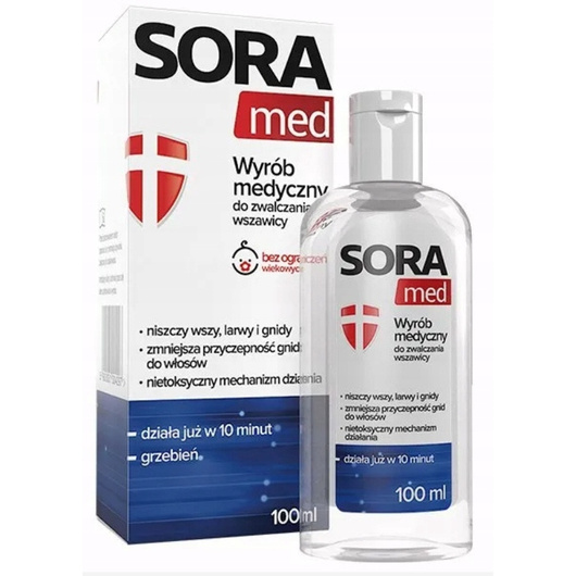 SORA Med Płyn do zwalczania wszawicy, 100ml