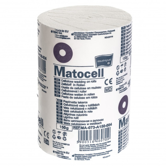 Matocell Wata celulozowa w zwoikach, 150 g