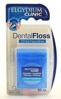 ELGYDIUM DENTAL FLOSS CHX Nić dentystyczna 50 m