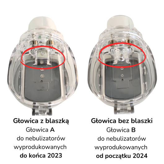 HelpMedi Głowica B do nebulizatorów NE-M01L od 2024