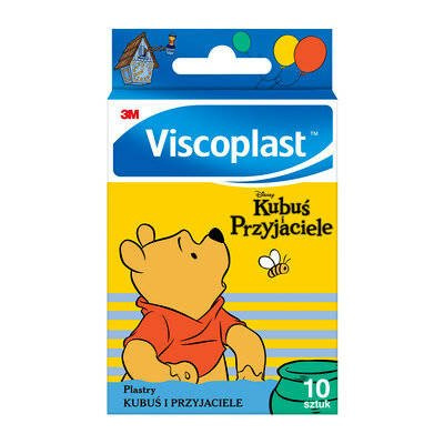 VISCOPLAST KUBUŚ i PRZYJACIELE plastry x 10 sztuk
