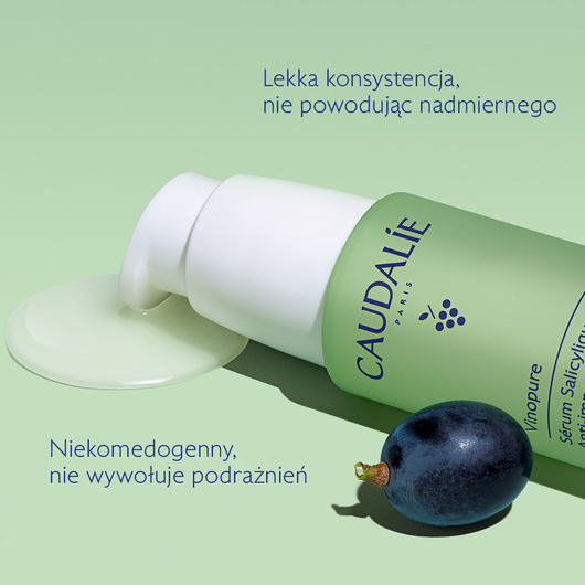 Caudalie Vinopure Serum z kwasem salicylowym na niedoskonałości, 30 ml