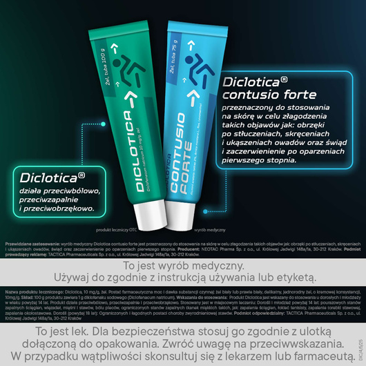 DICLOTICA 10mg/g żel x 100g