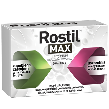 Rostil Max tabletki 500mg, 30 sztuk