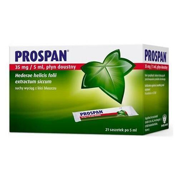 Prospan 35mg/5ml, płyn doustny, 21 saszetek po 5ml