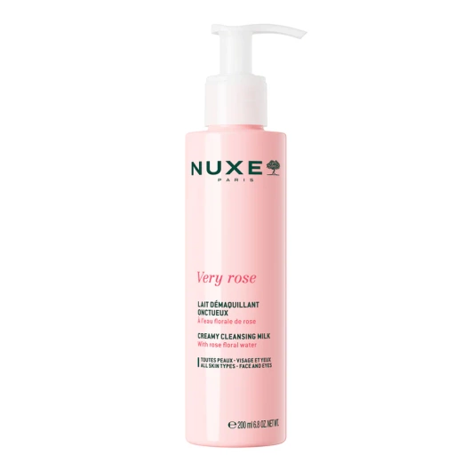 NUXE Very Rose Lait Démaquillant Onctueux Kremowe mleczko do demakijażu, 200 ml