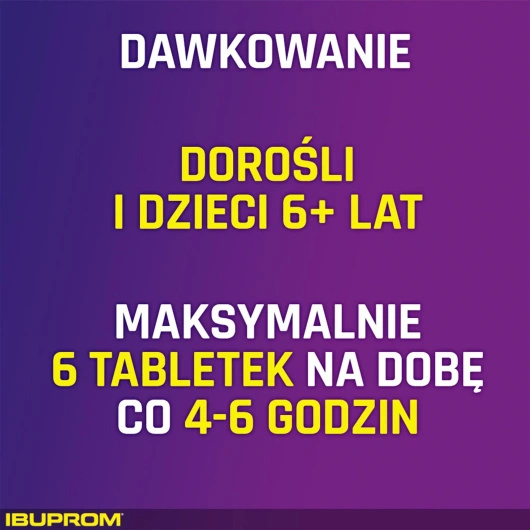 Ibuprom 200 mg,  50 tabletek drażowanych