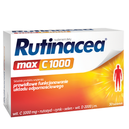 Rutinacea Max C 1000, 30 tabletek