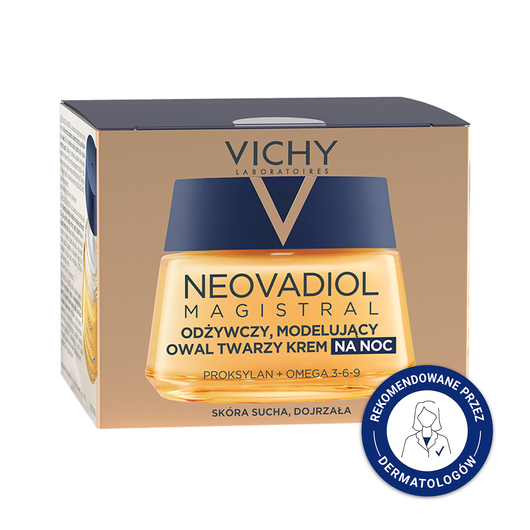 VICHY NEOVADIOL POST-MENOPAUSE Odbudowujący krem na noc przeciw wiotczeniu skóry, 50ml