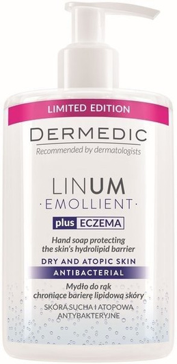 DERMEDIC LINUM EMOLIENT PLUS EGZEMA Mydło do rąk 300 ml