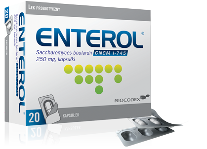 ENTEROL 250, 250 mg  20 kapsułek