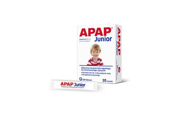 APAP JUNIOR 250 mg x 10 saszetek