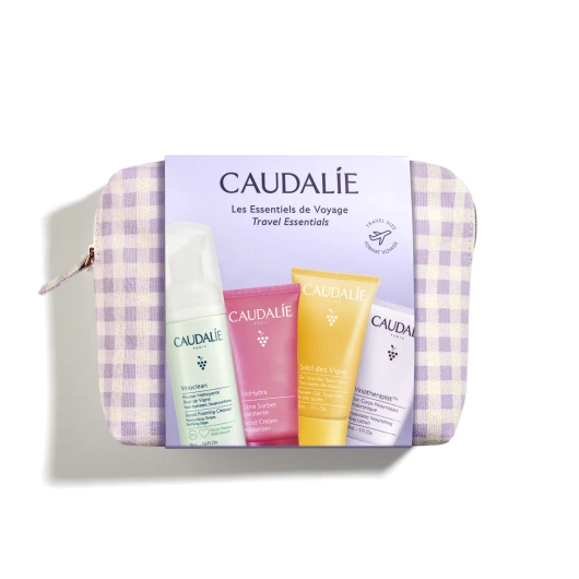 Caudalie Zestaw podróżny z mini produktami i kosmetyczką