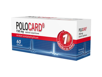 POLOCARD 150 mg x 60 tabletek dojelitowych