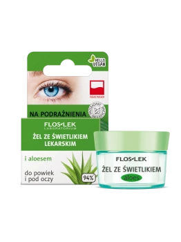 Flos-Lek Żel ze świetlikiem lekarskim i aloesem do powiek i pod oczy, 10 g