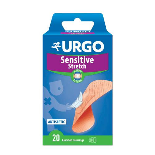 Opatrunek Urgo Sensitive Stretch, 20 sztuk