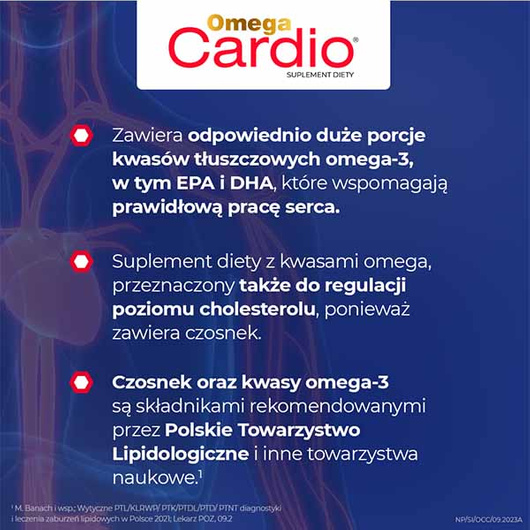 Omega Cardio kapsułki, 60 sztuk DATA WAŻNOŚCI 28/02/2026