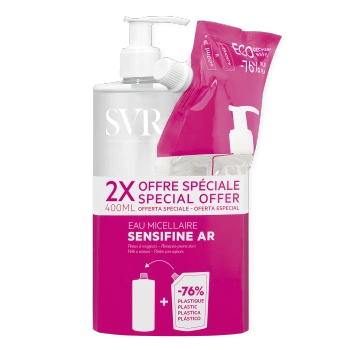 SVR Sensifine AR Woda micelarna Zestaw 400 ml + Refill 400 ml