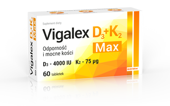 Vigalex D3 + K2 Max, 60 tabletek