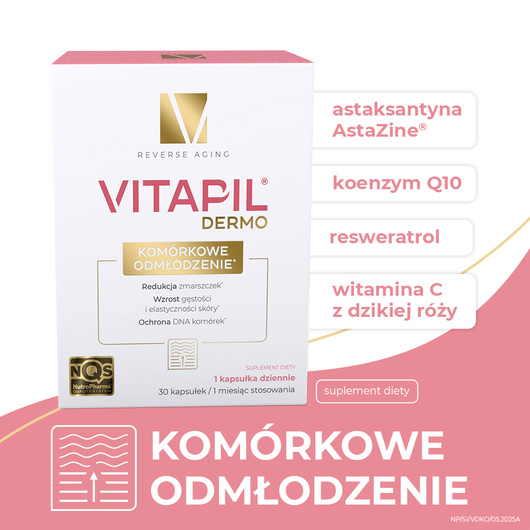 VITAPIL® DERMO Komórkowe odmłodzenie, 30 kapsułek 